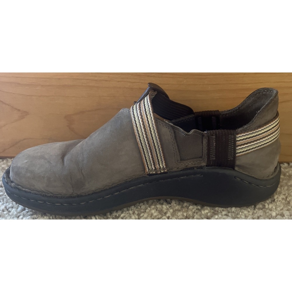 Chaco Women's 7.5 Pedshed Brown Closed Toe Nubuck Leather Shoes Comfort Outdoor - Picture 6 of 13
